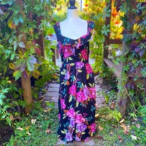 Japna Floral Print Ruffle Romper Size L